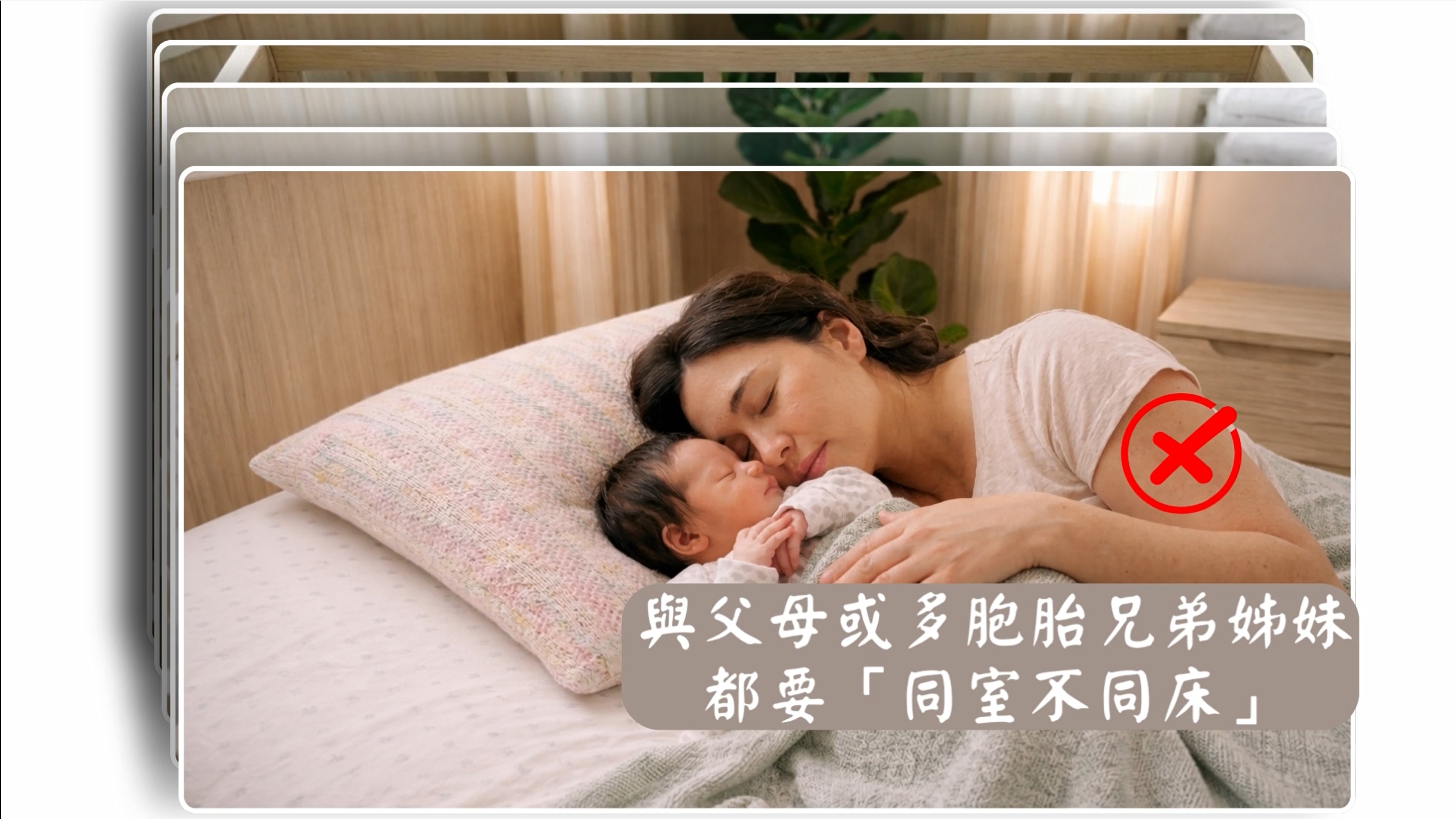 不同床