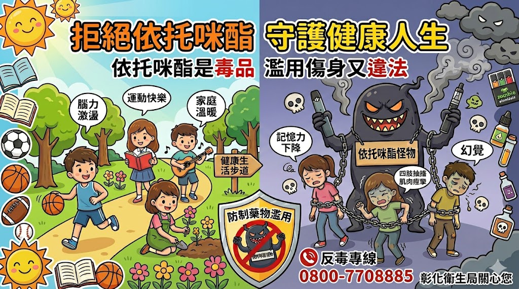 拒絕「喪屍煙彈」，別讓依托咪酯控制你！-圖片1
