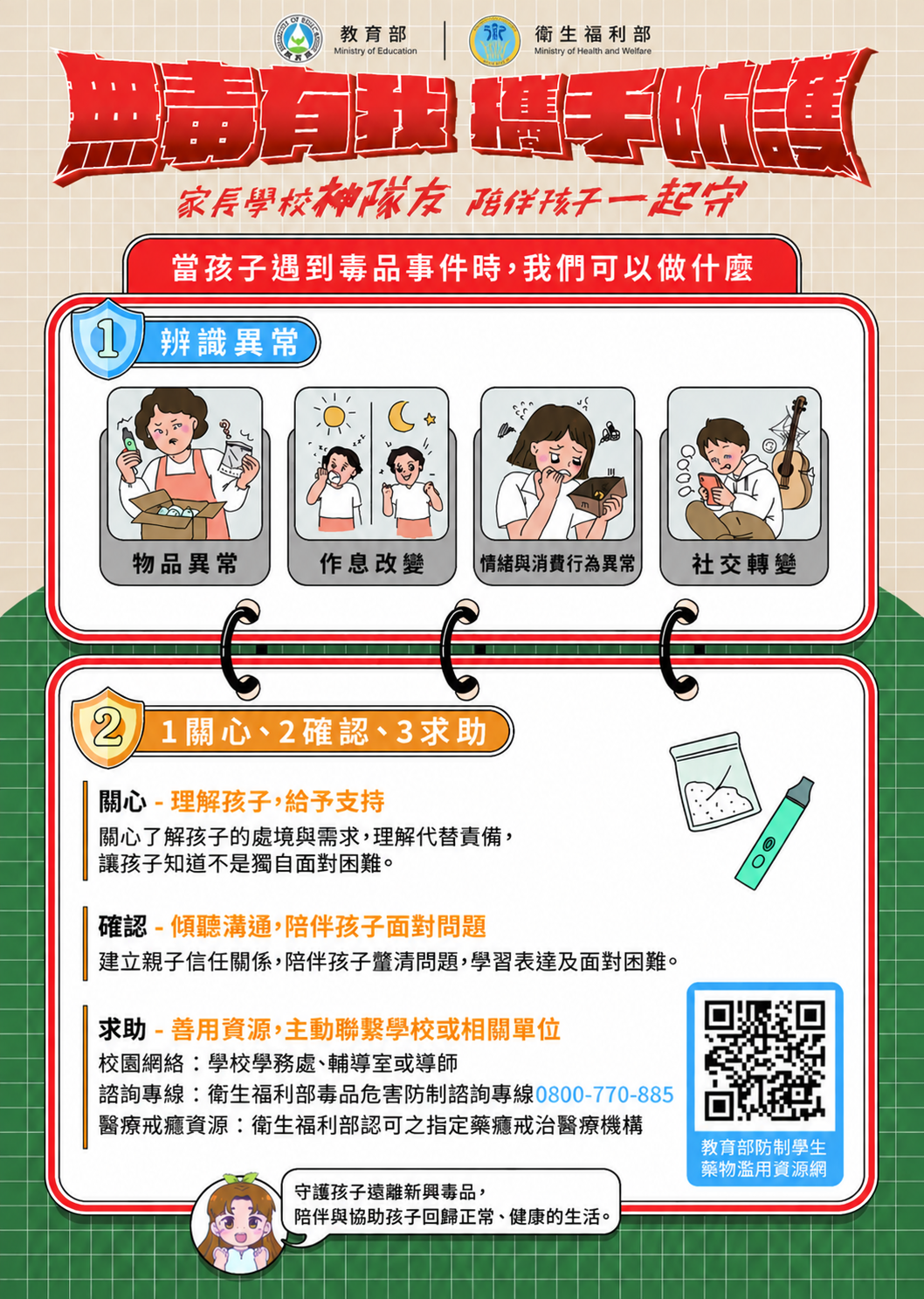 無毒有我 攜手防護