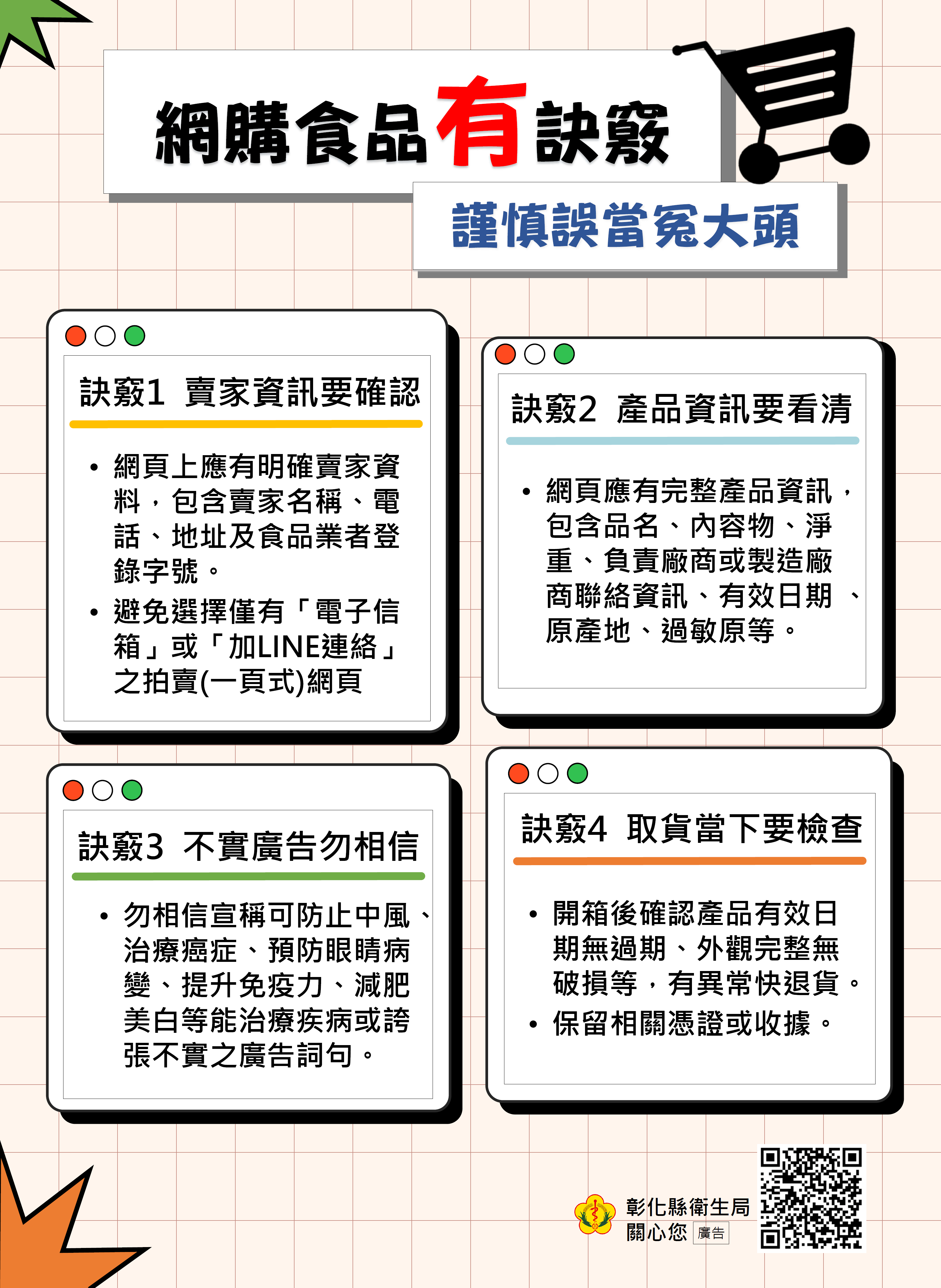 網購食品有訣竅,謹慎誤當冤大頭
