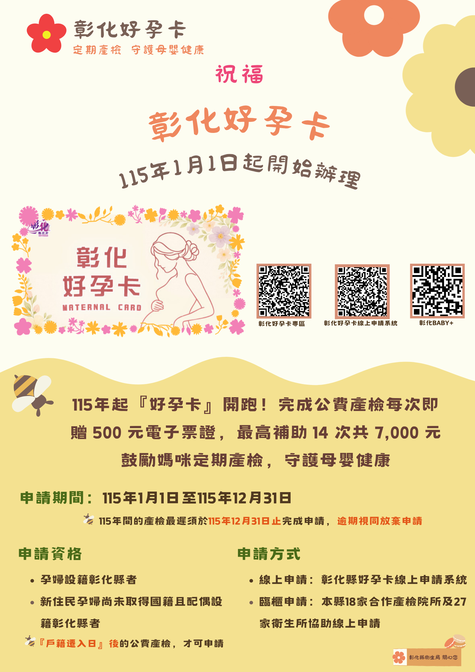 彰化好孕卡開跑了-圖片1