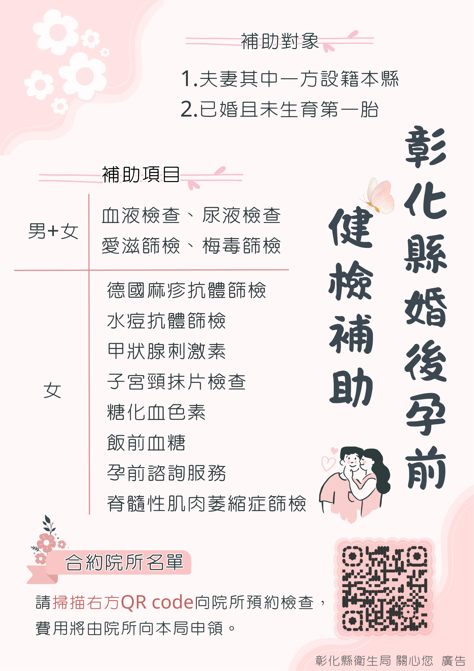 彰化縣婚後孕前健康檢查-圖片1