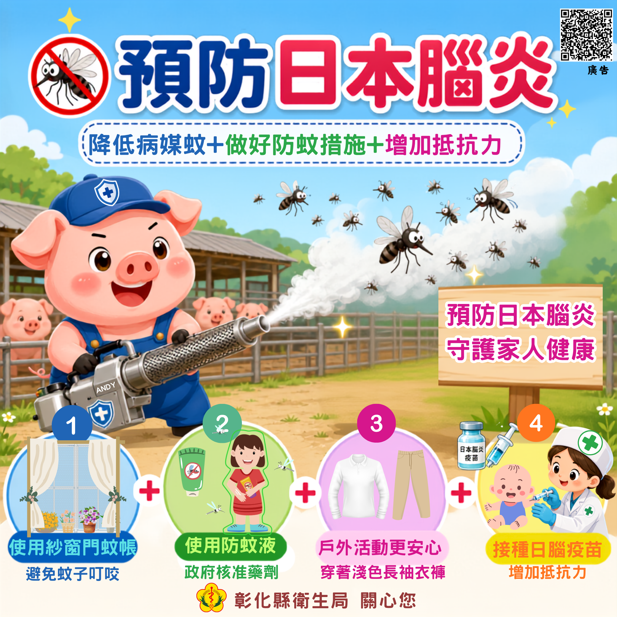 疫苗接種增防護 防蚊做好遠疾病-圖片1