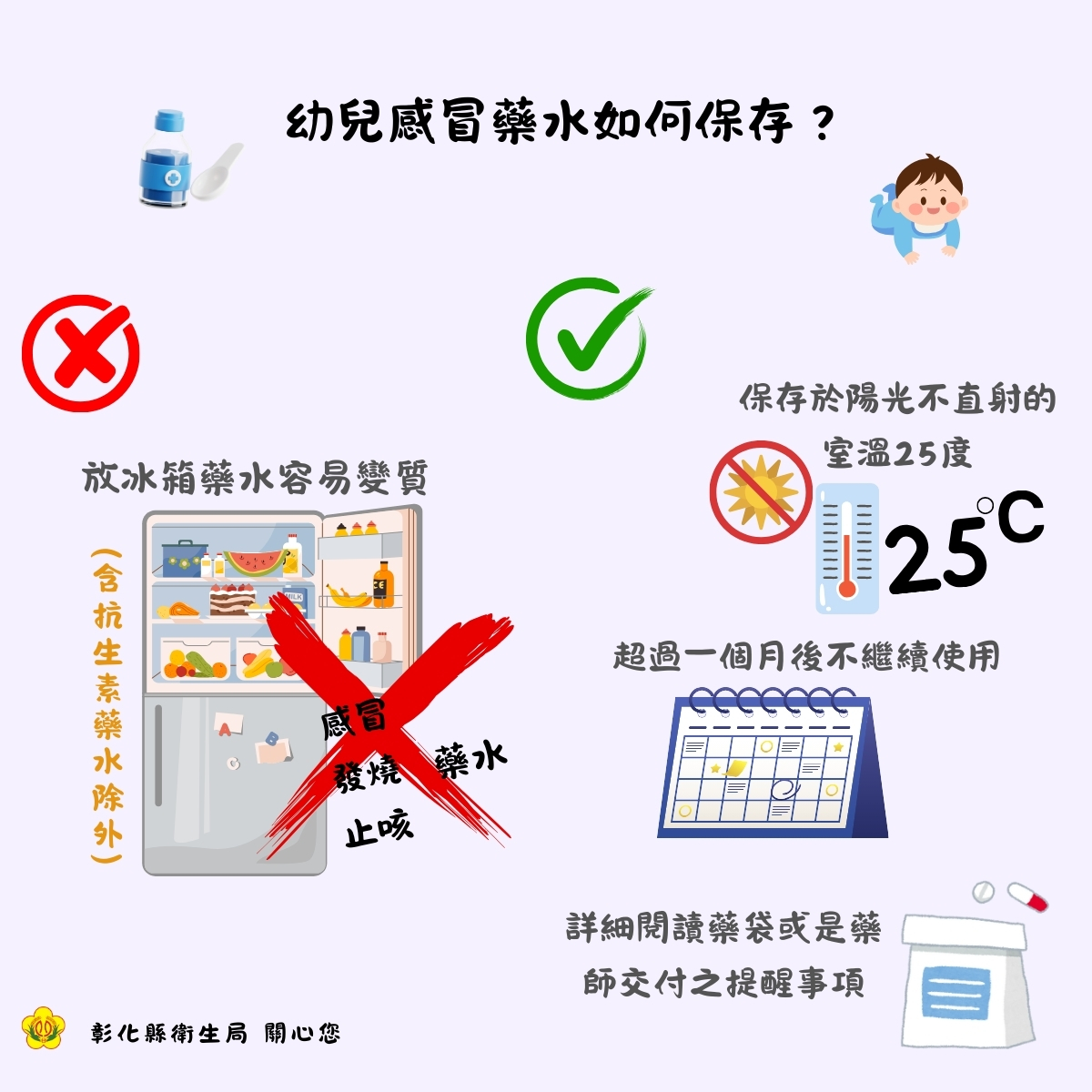 幼兒感冒藥水如何保存？用對方法讓孩子健康成長