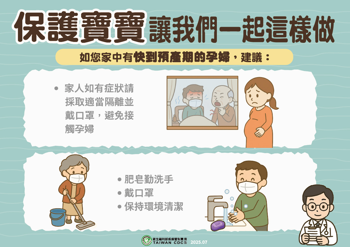 開學後腸病毒傳播風險升高，社區仍有伊科病毒11型流行，籲請家長、教托育機構及醫療院所持續落實腸病毒防治措施，共同防範新生兒腸病毒。-圖片1