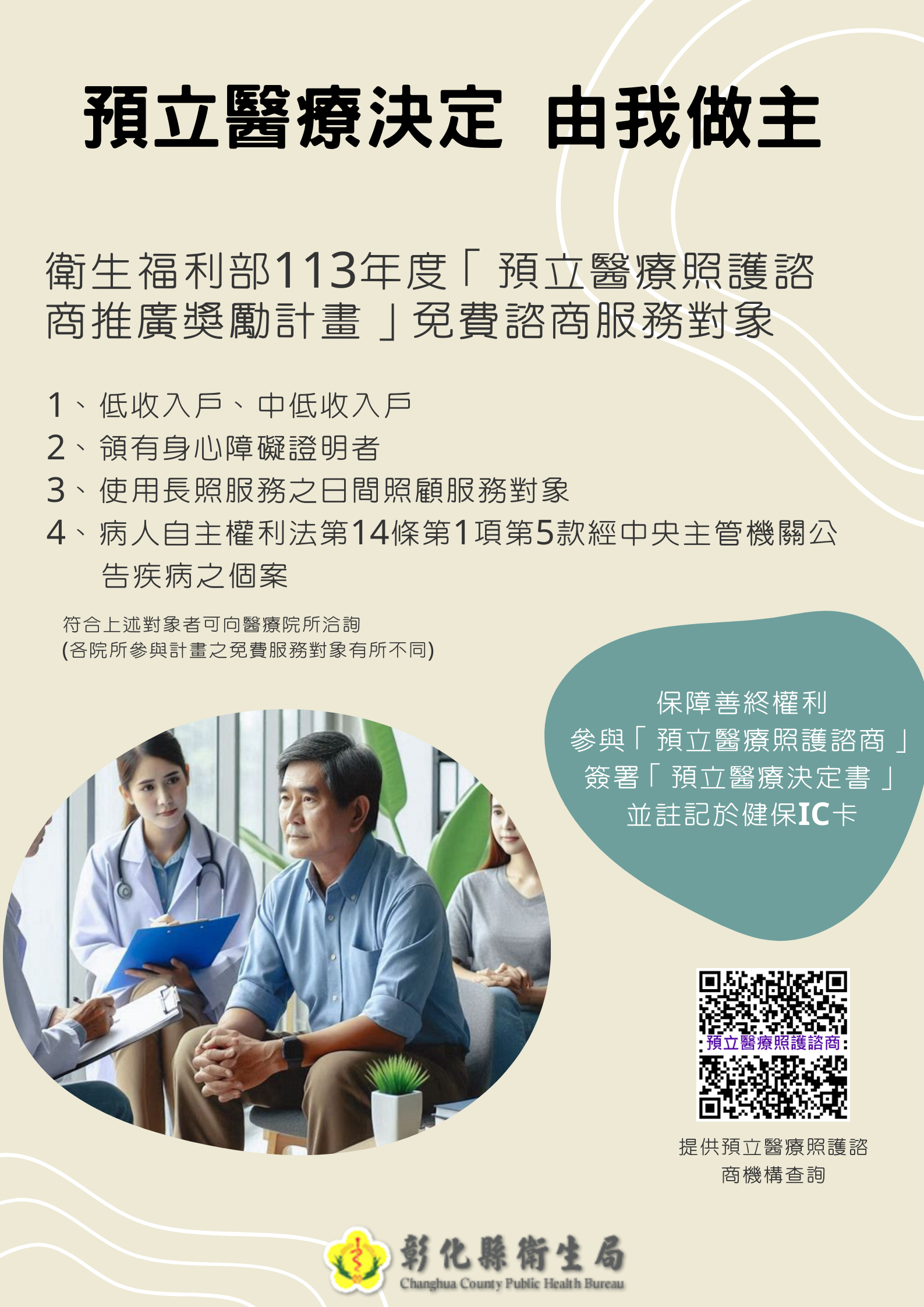 113年衛教主軸專區-1.生命教育(預立醫療決定、安寧緩和療護及器官捐贈意願)2.愛滋、淋病、梅毒、猴痘(Mpox)及結核病傳染病防治 3.兒童發展篩檢及聯合評估服務-圖片4