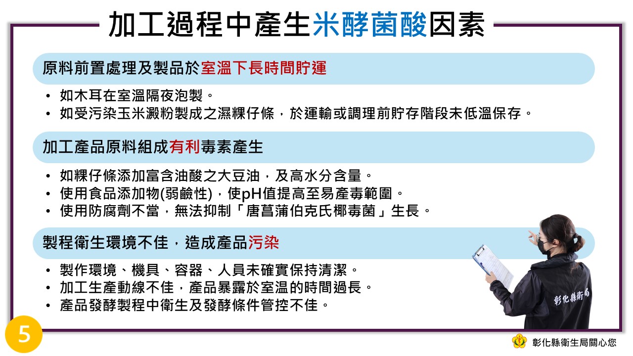 彰化縣衛生局維護食品安全，加強餐飲業及粿條製造場所稽查