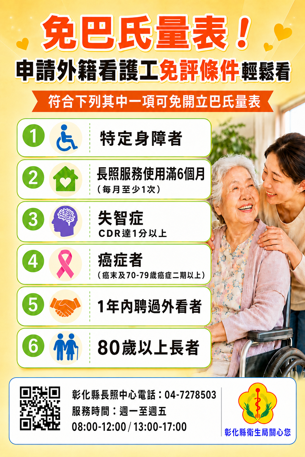 【免巴氏量表！申請外籍看護工免評條件輕鬆看】-圖片1