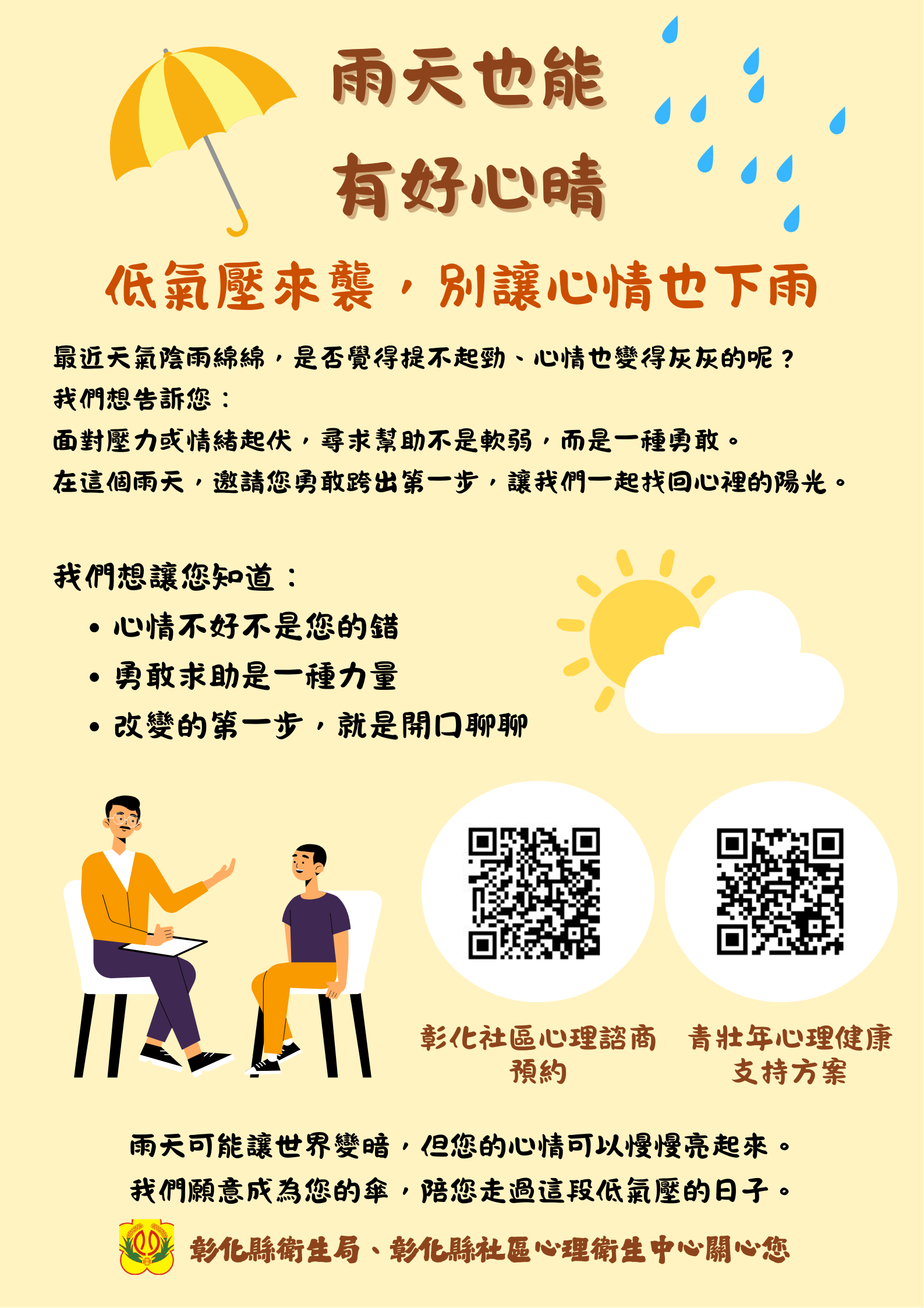 【雨天也能有好心晴】低氣壓來襲-別讓心情也下雨-圖片1