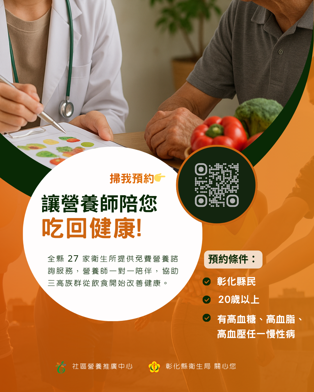 讓營養師陪您,吃回健康!