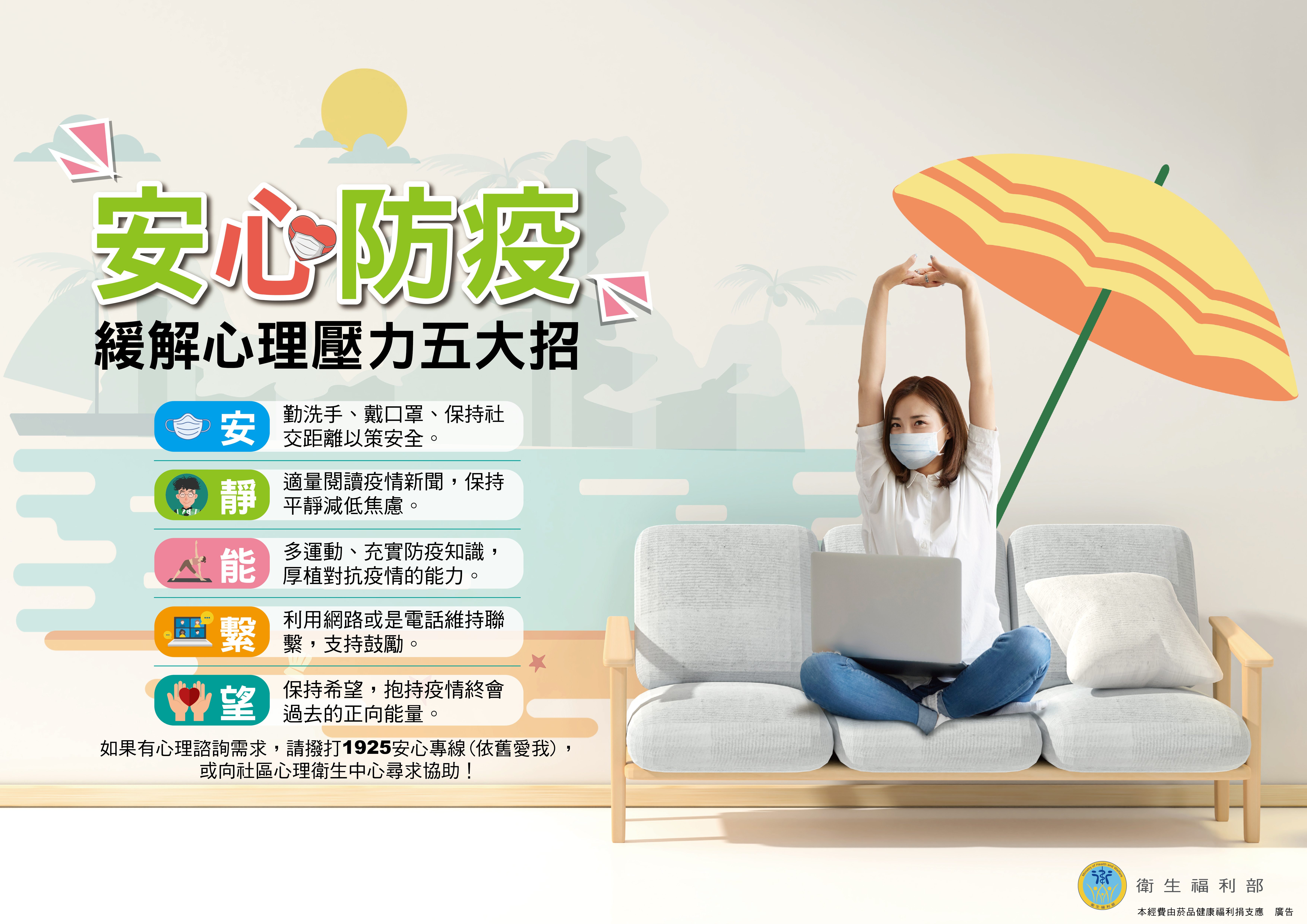 疫情心理健康-海報民眾篇