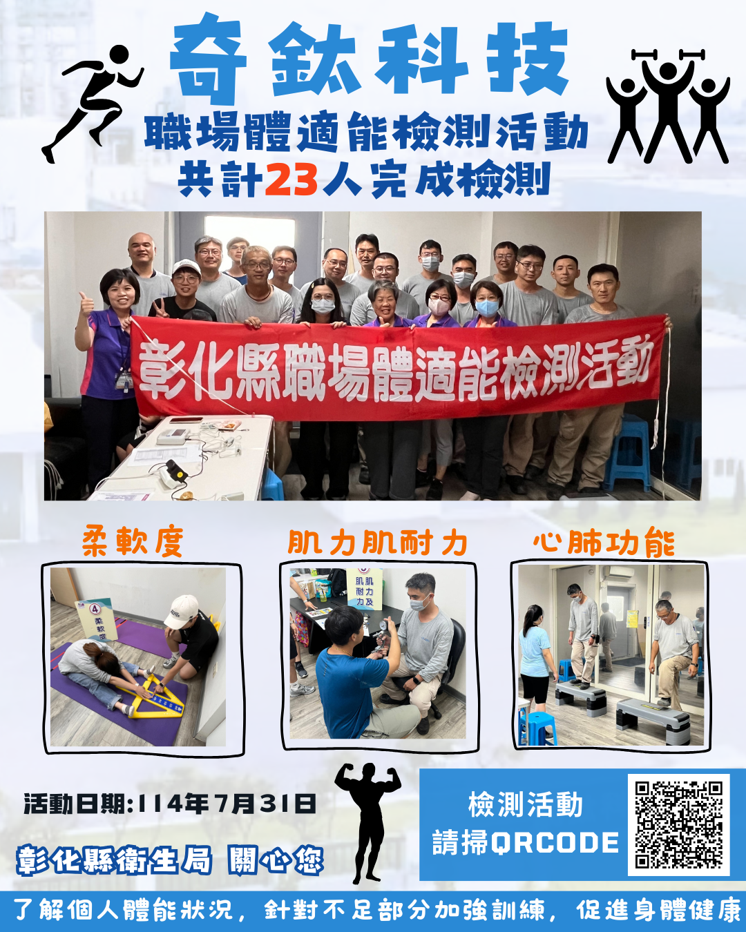健康彰化體適能 職場員工動起來!!-圖片1