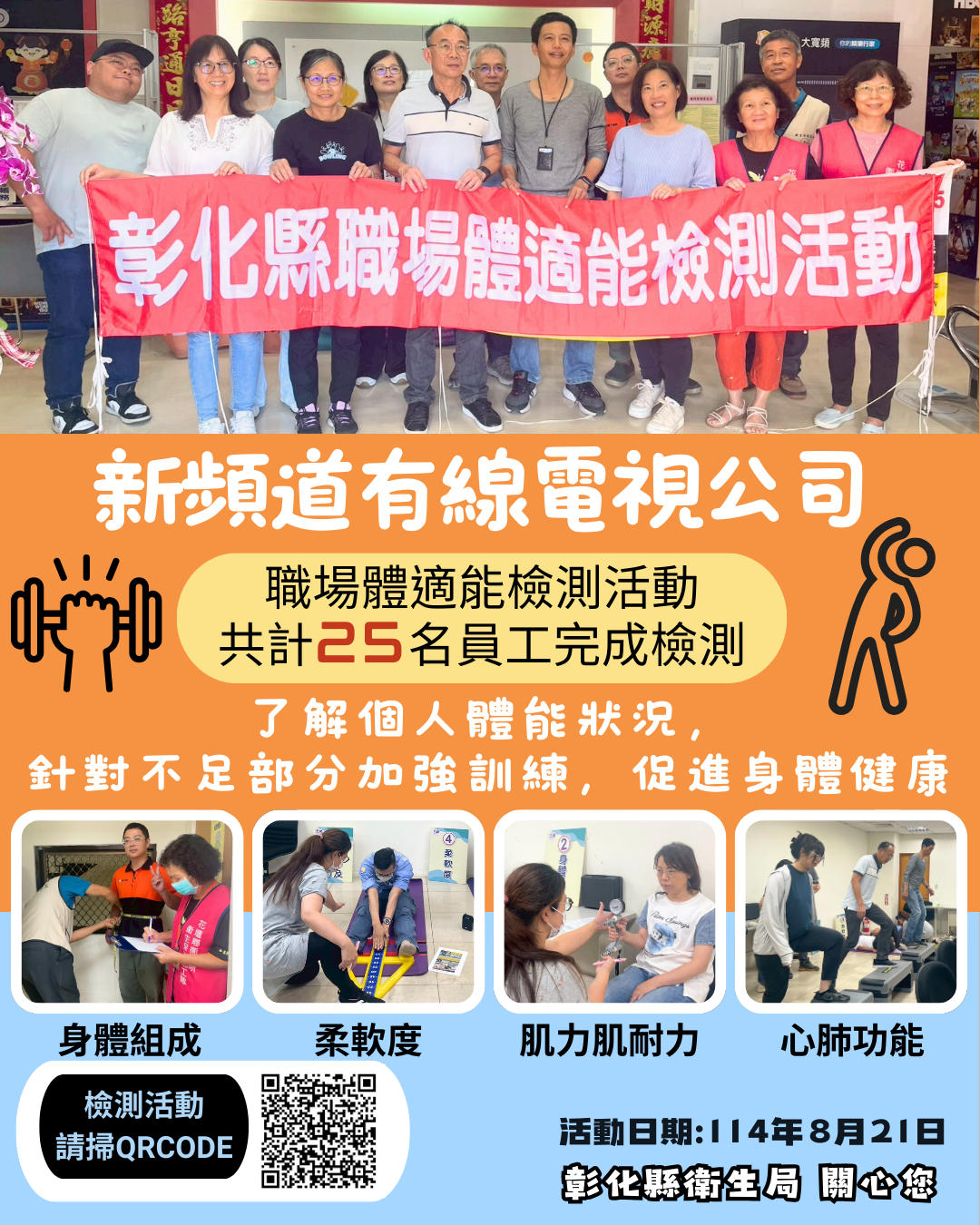 【健康彰化體適能 職場員工動起來!!】-圖片1