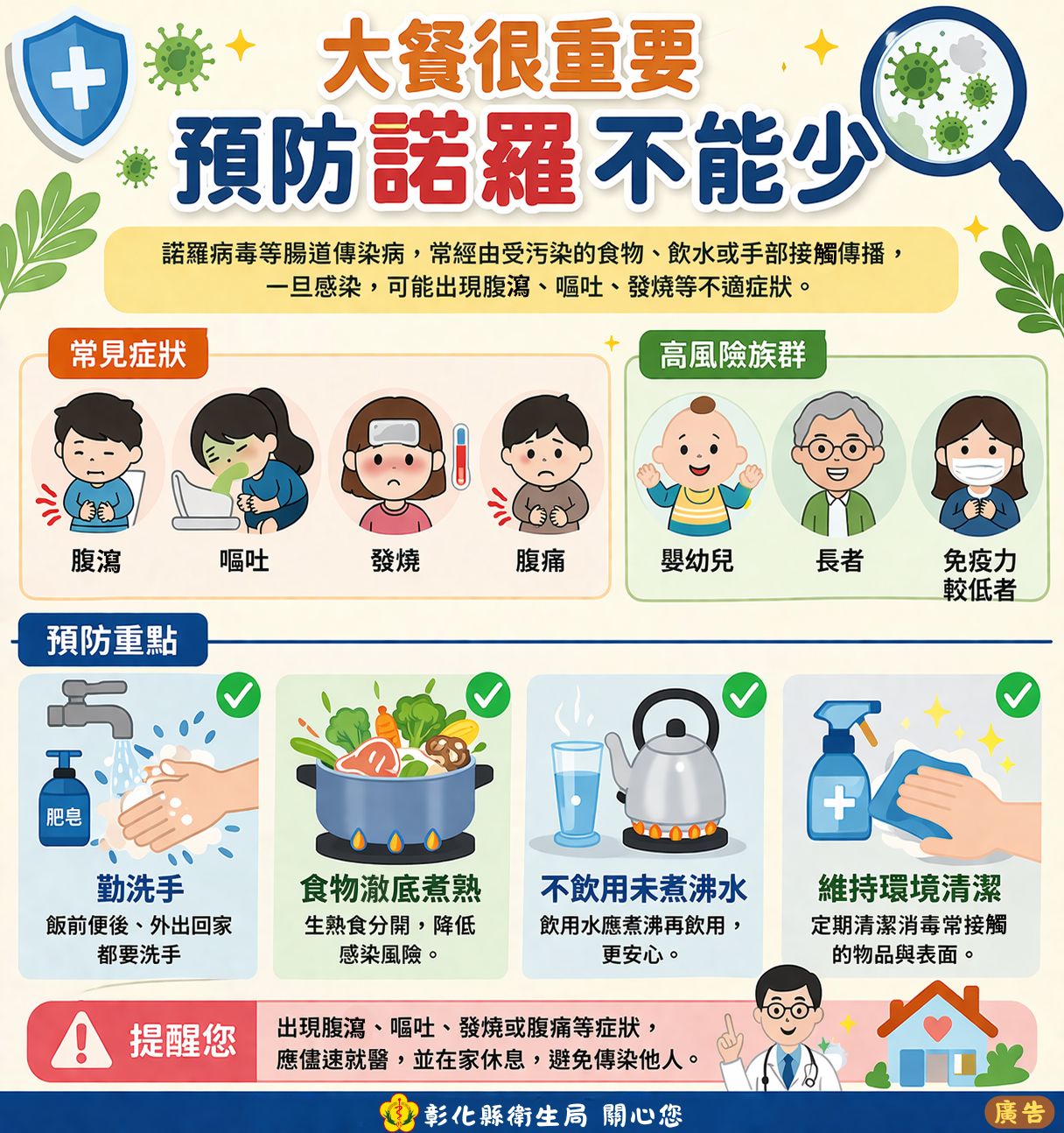 【大餐很重要，預防諾羅不能少】-圖片1