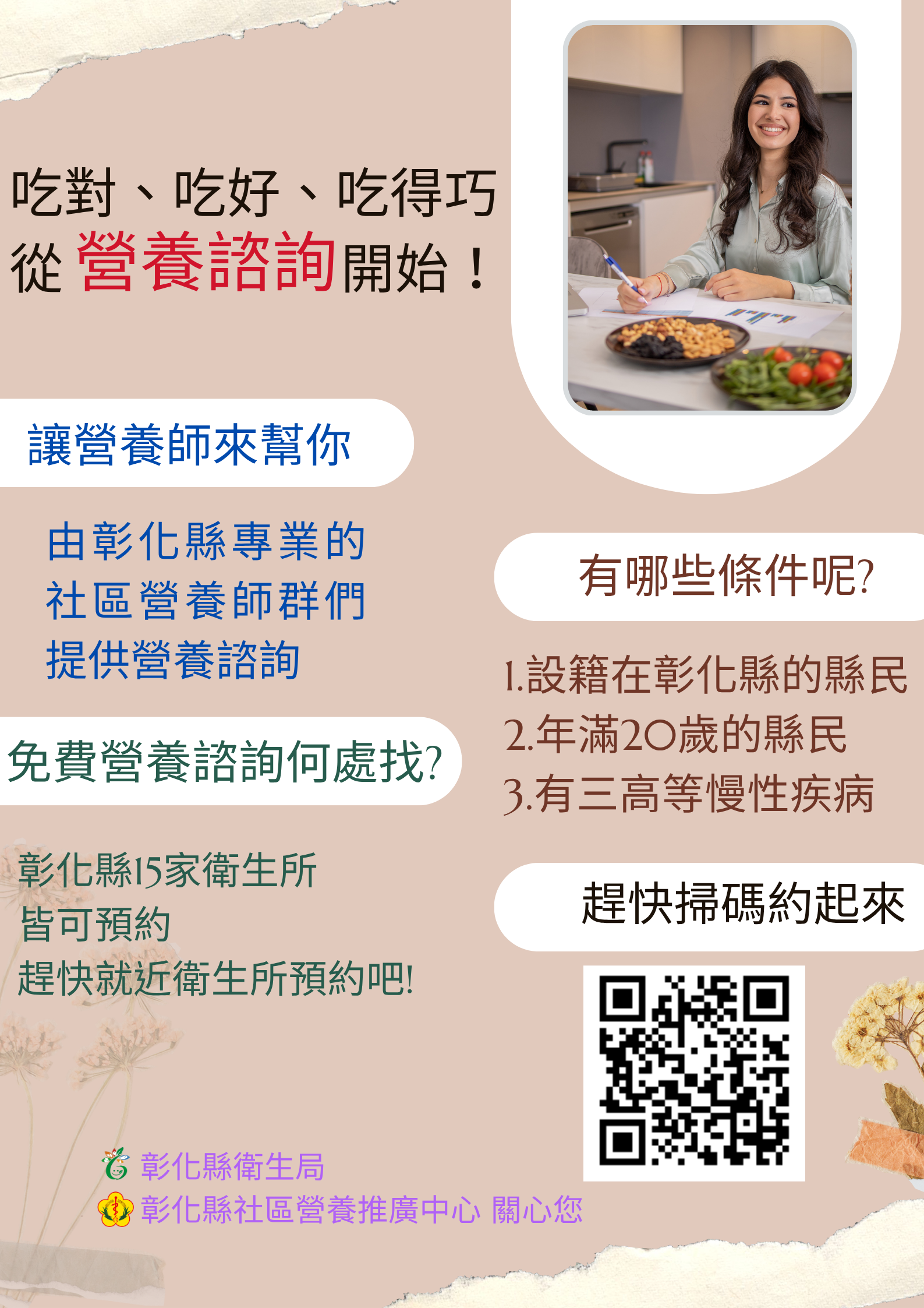吃對、吃好、吃得巧，從營養諮詢開始-圖片1