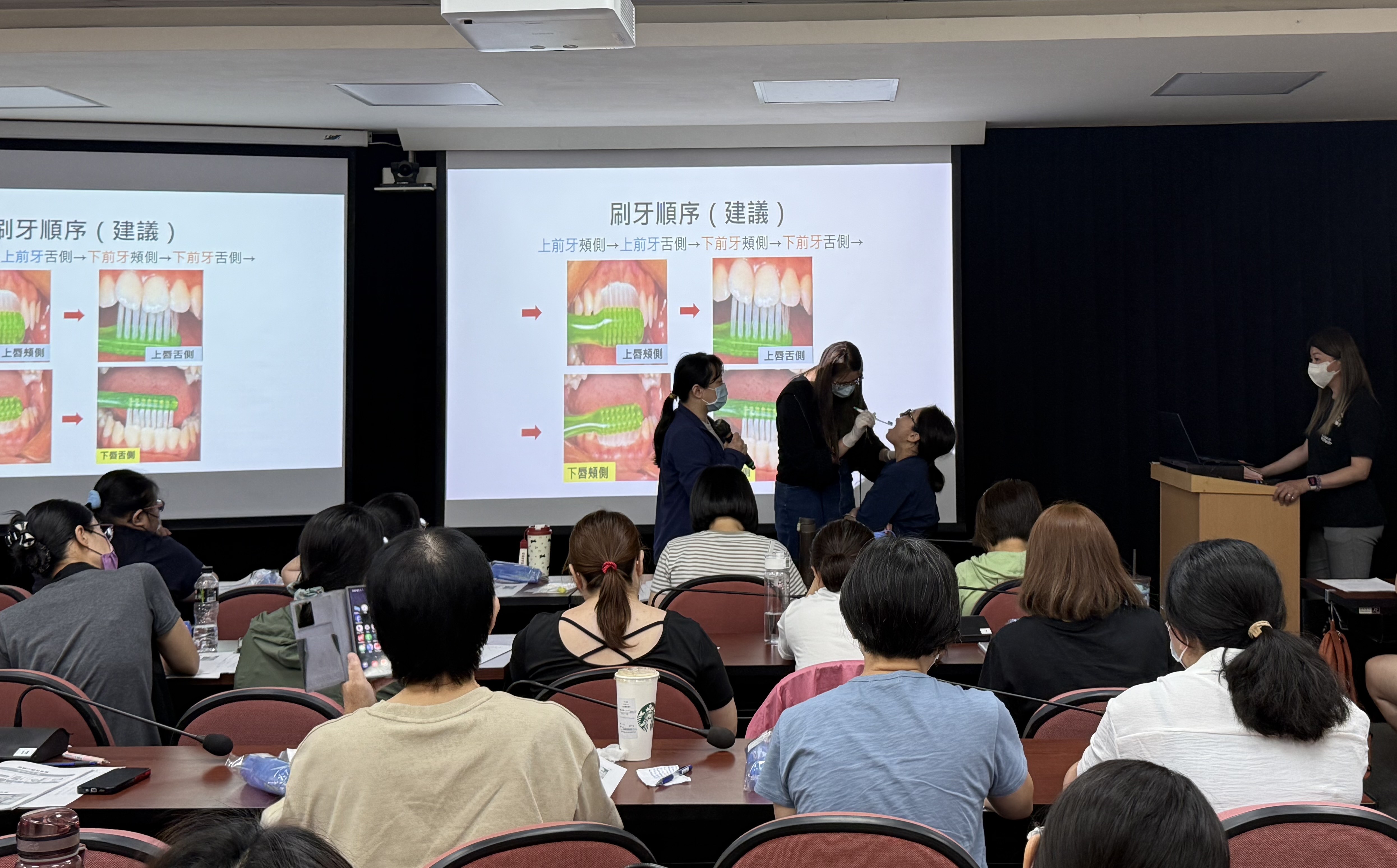 5_學員回覆示教「口腔照護實作」