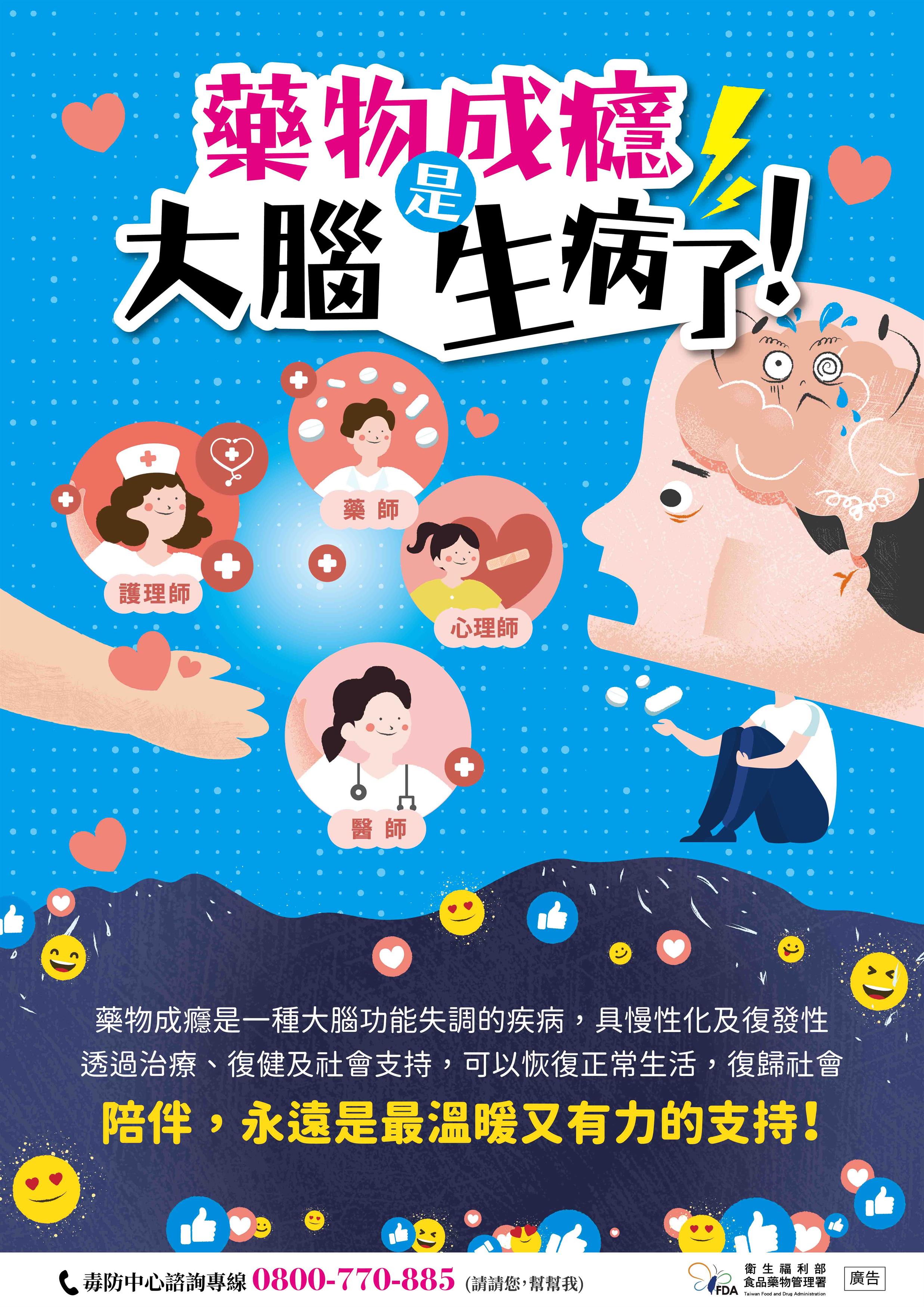 藥物成癮是大腦生病了