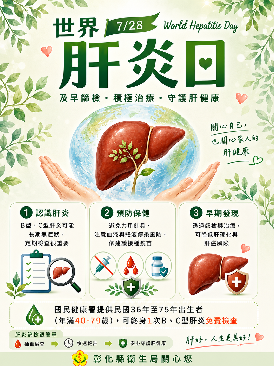 【7月28日世界肝炎日】