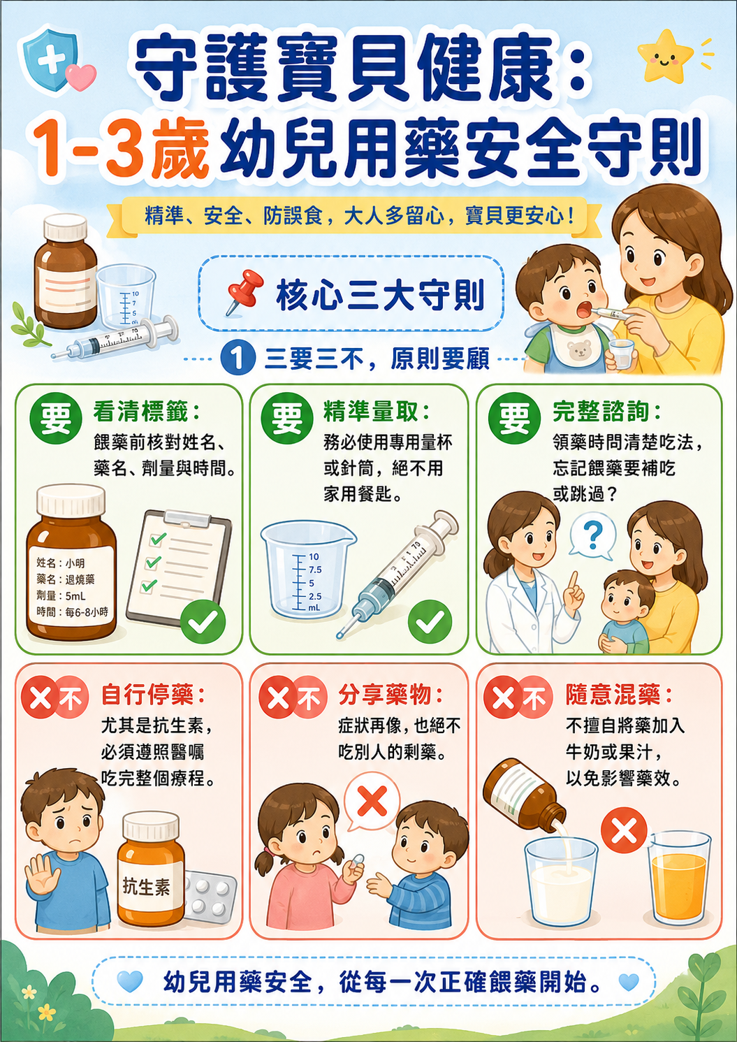 守護寶貝健康 幼兒用藥安全要留心