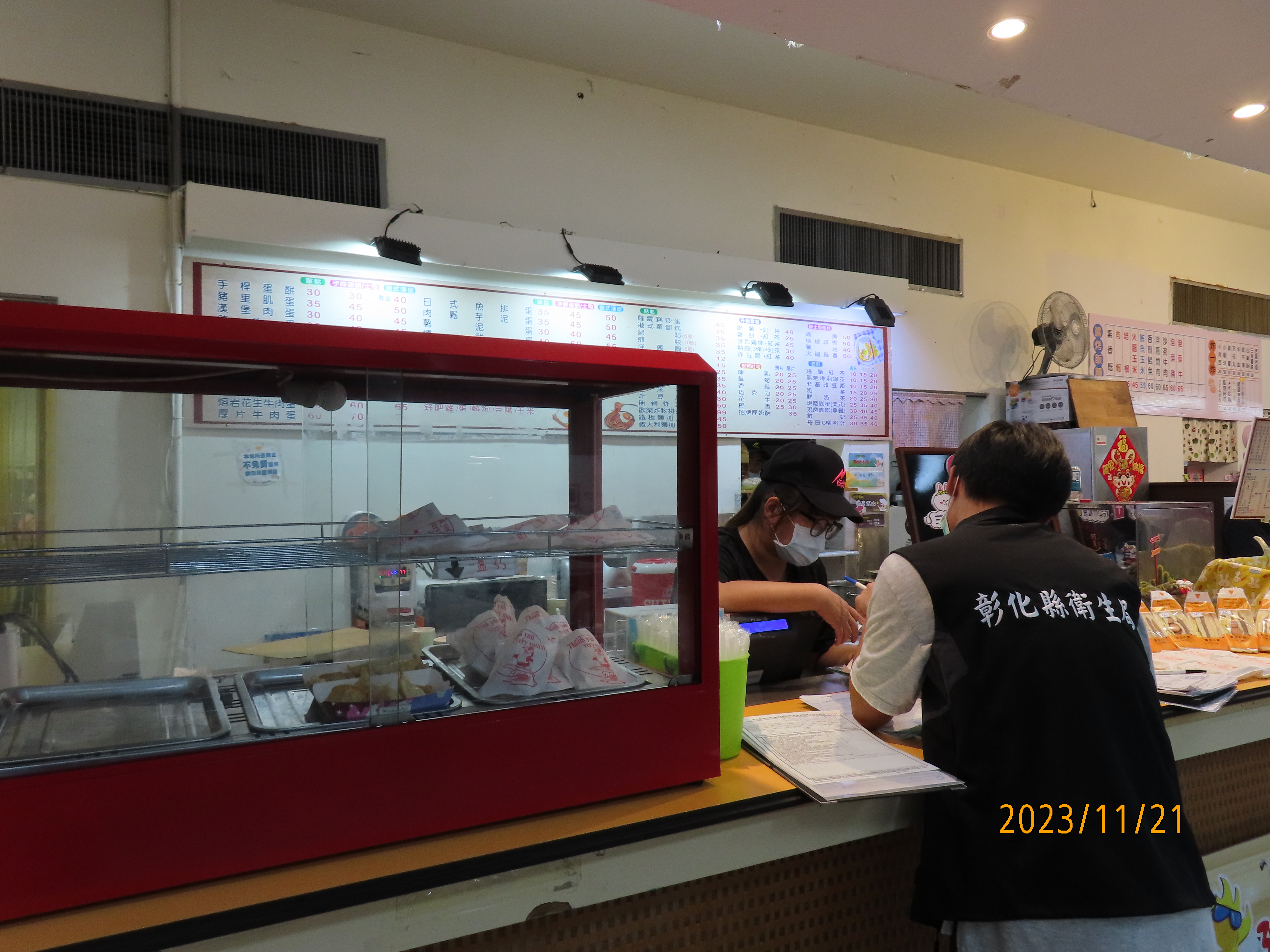 衛生局執行大專院校校內餐飲業稽查