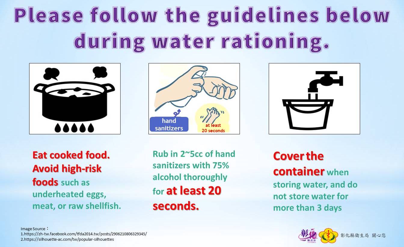 1. Be aware of drinking and eating hygiene. Avoid eating not fully heated eggs, meat or raw shellfish, like oysters. Please drink boiled water or bottled water.