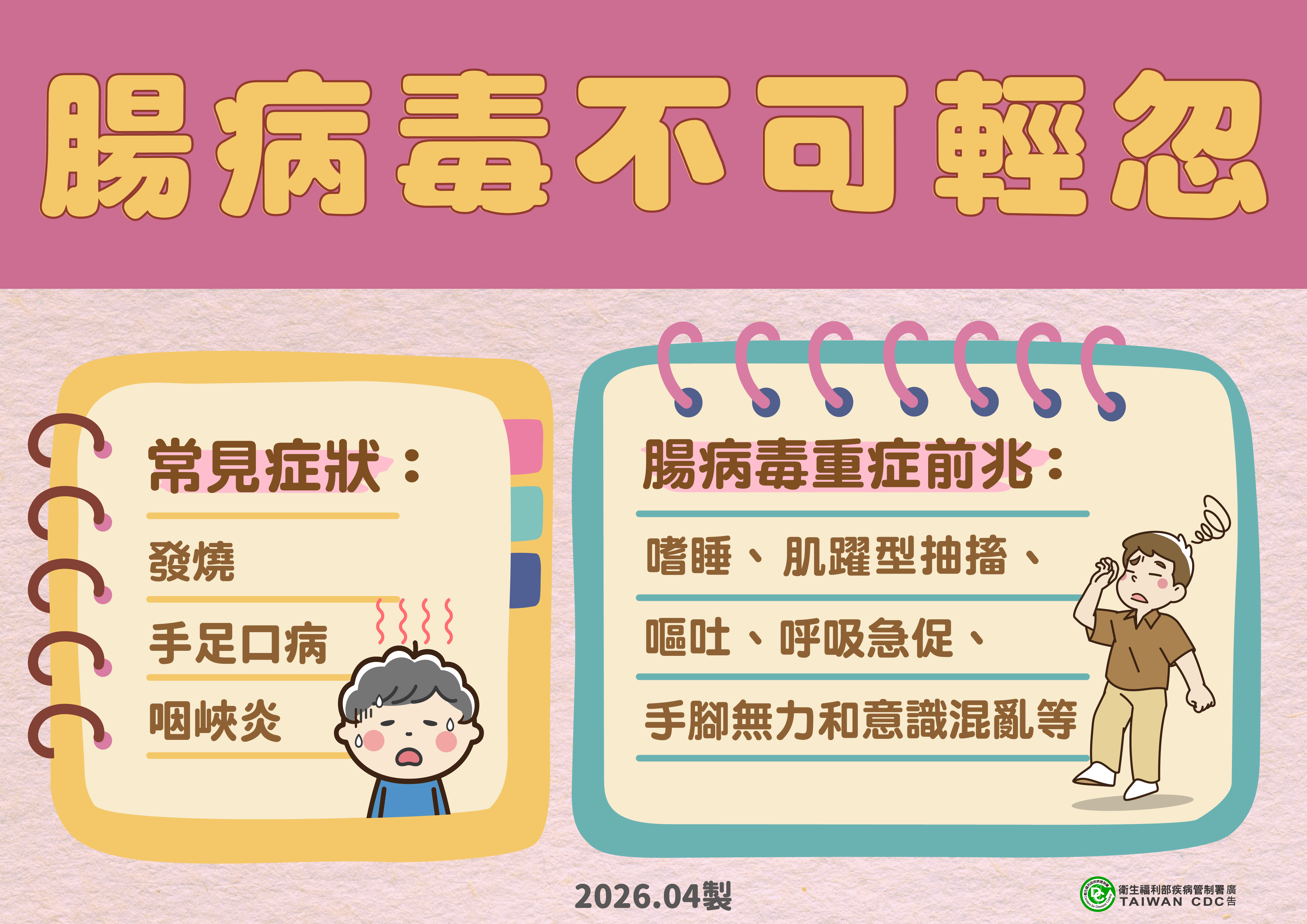 「國內已進入腸病毒好發季節 籲請家長及教托育機構 留意嬰幼兒健康及衛生」-圖片2