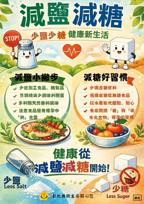 鹽糖少一點，健康多一點-圖片1