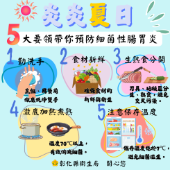 預防細菌性腸胃炎5大要領