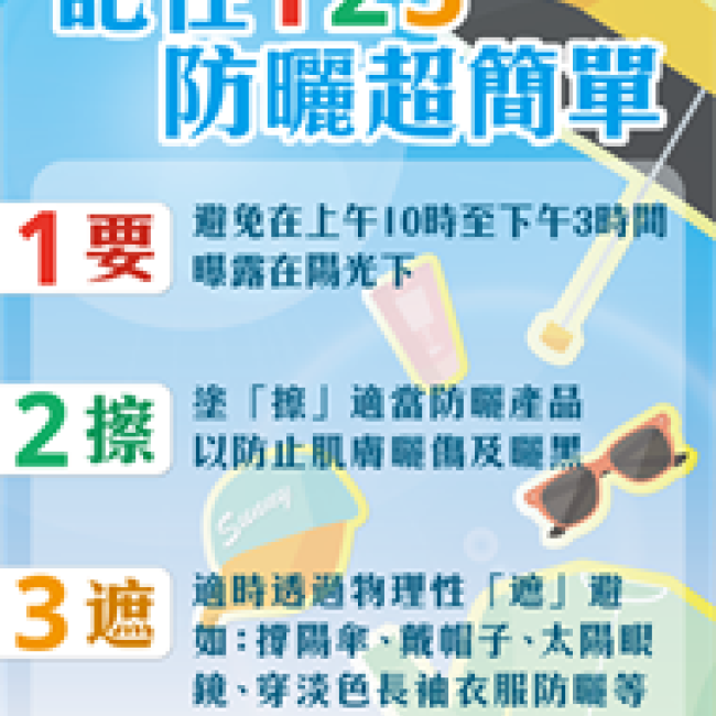 炎夏防曬3撇步