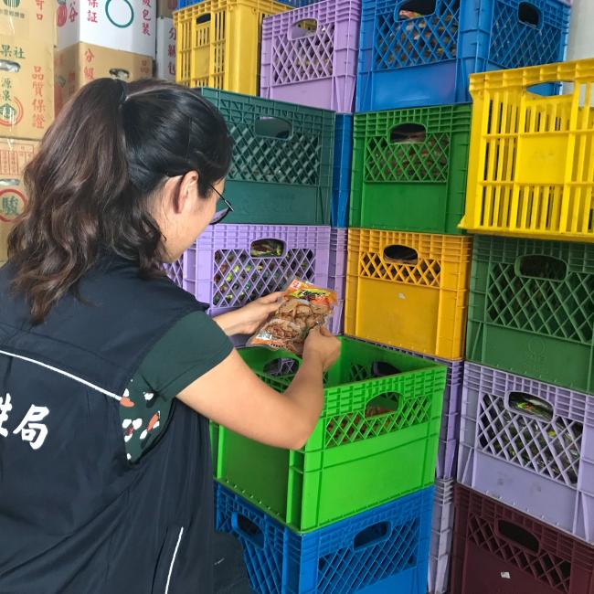 中元節食品稽查 稽查照片