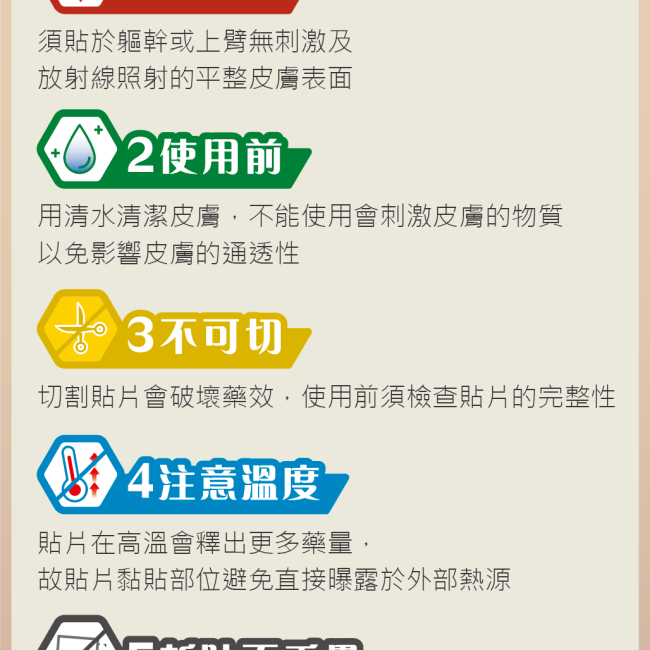 吩坦尼止痛貼片別亂切