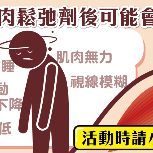 痠痛找上門,別過度服用肌肉鬆弛劑,小心「鬆」過頭! 痠痛找上門,別過度服用肌肉鬆弛劑