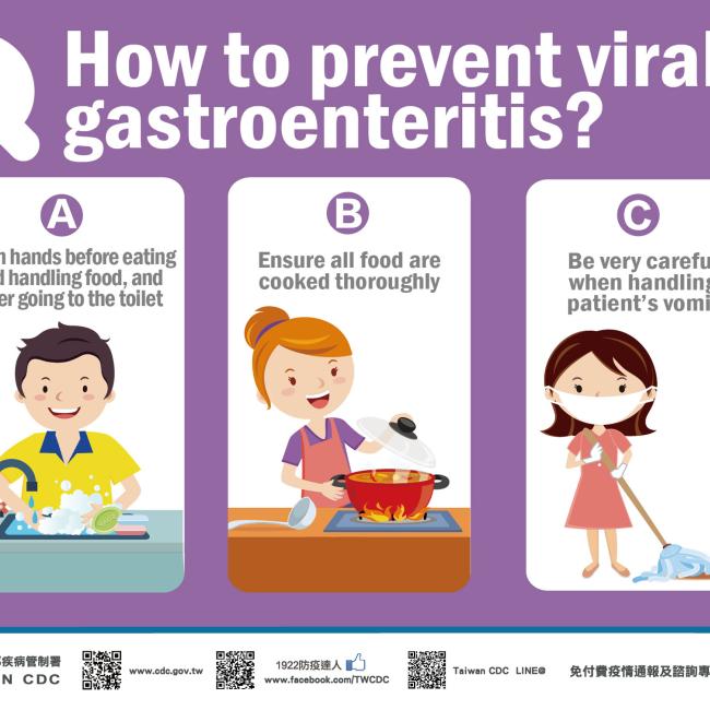 3 ways to prevent viral gastroenteritis