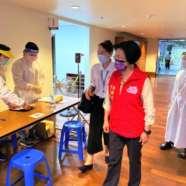 王惠美縣長至慈濟靜思堂關心 王惠美縣長至慈濟靜思堂關心