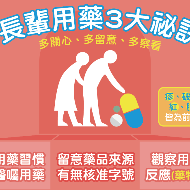 長輩用藥三大秘訣看過來! 長輩用藥三大秘訣看過來!