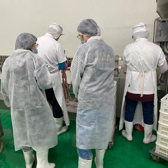 彰化縣衛生局進行肉類加工食品製造業稽查