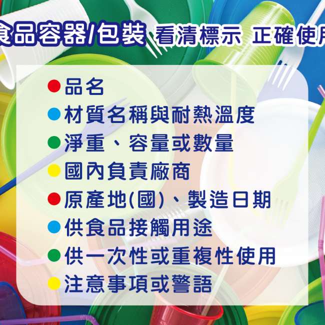 新食器時代,您了解食品容器具標示嗎? 新食器時代,您了解食品容器具標示嗎?