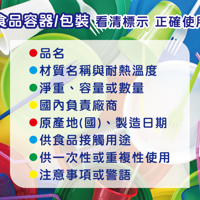 新食器時代，您了解食品容器具標示嗎？