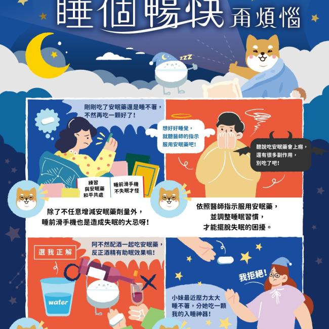 正確服用安眠藥 睡個暢快甭煩惱