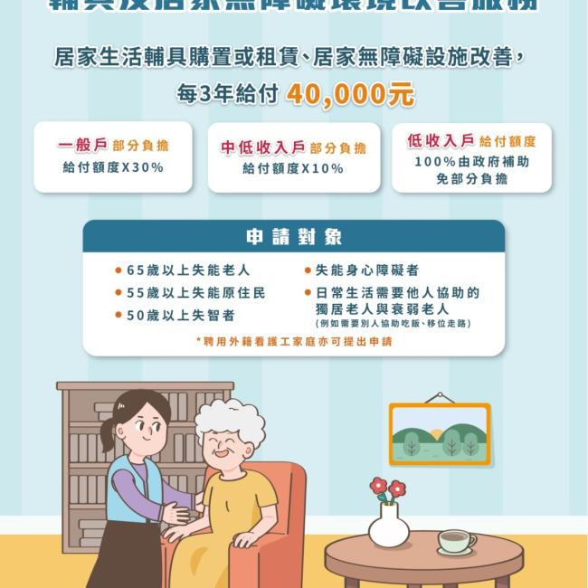 【長照無礙~在家安老~善用資源不卡卡!】