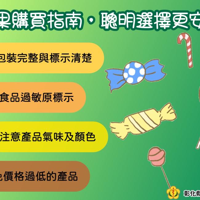 糖果購買指南,聰明選擇更安心
