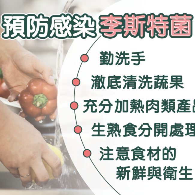 認識李斯特菌，避免潛在風險！