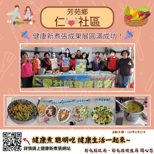 【健康新煮張課程圓滿成功！】