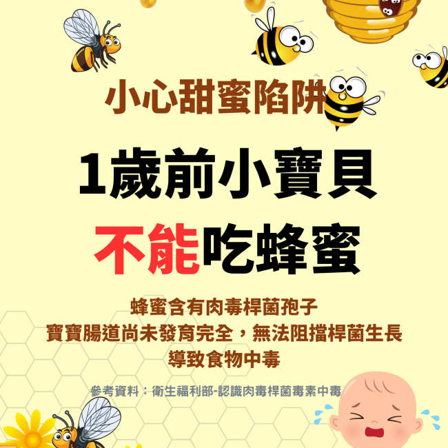 1歲前小寶貝不能吃蜂蜜