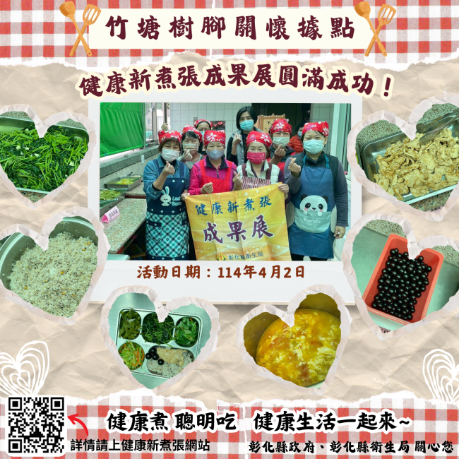 【健康新煮張課程圓滿成功！】