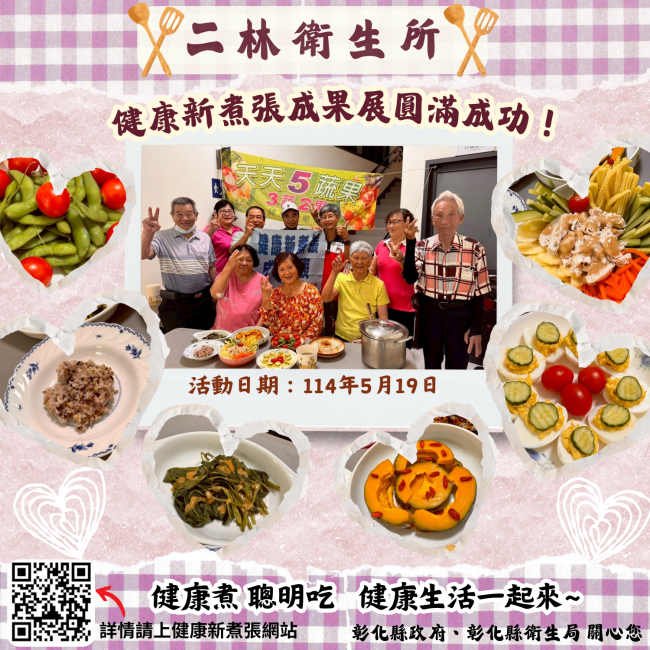 【健康新煮張課程圓滿成功！】