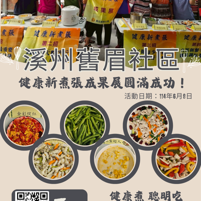 【健康新煮張課程圓滿成功！】