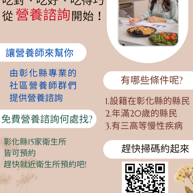 這是一張營養預約的edm