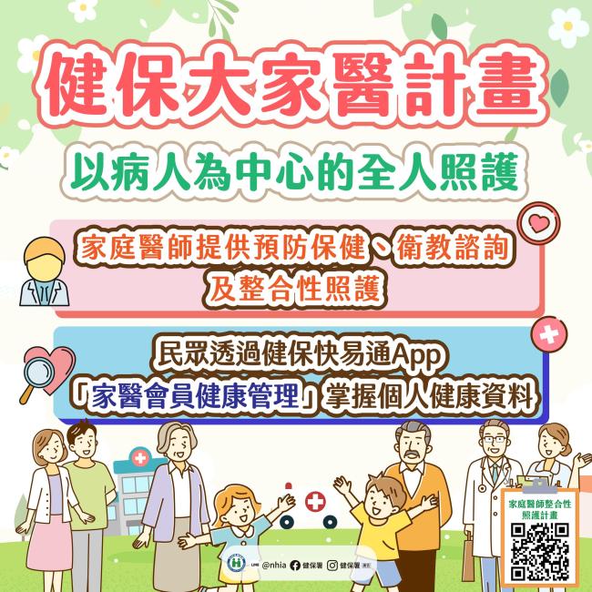 大家醫計畫+ 健康存摺，守護健康更有效率