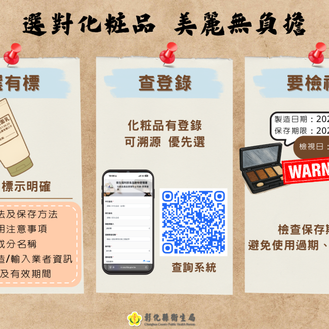 選對化粧品 美麗無負擔